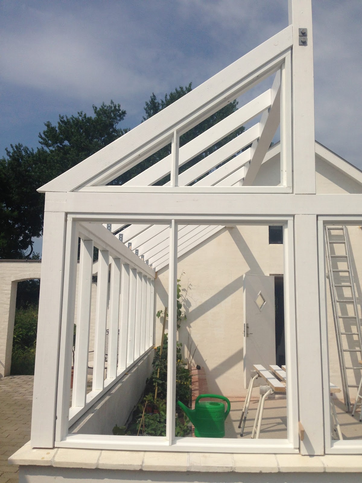 Orangeri i trädgården