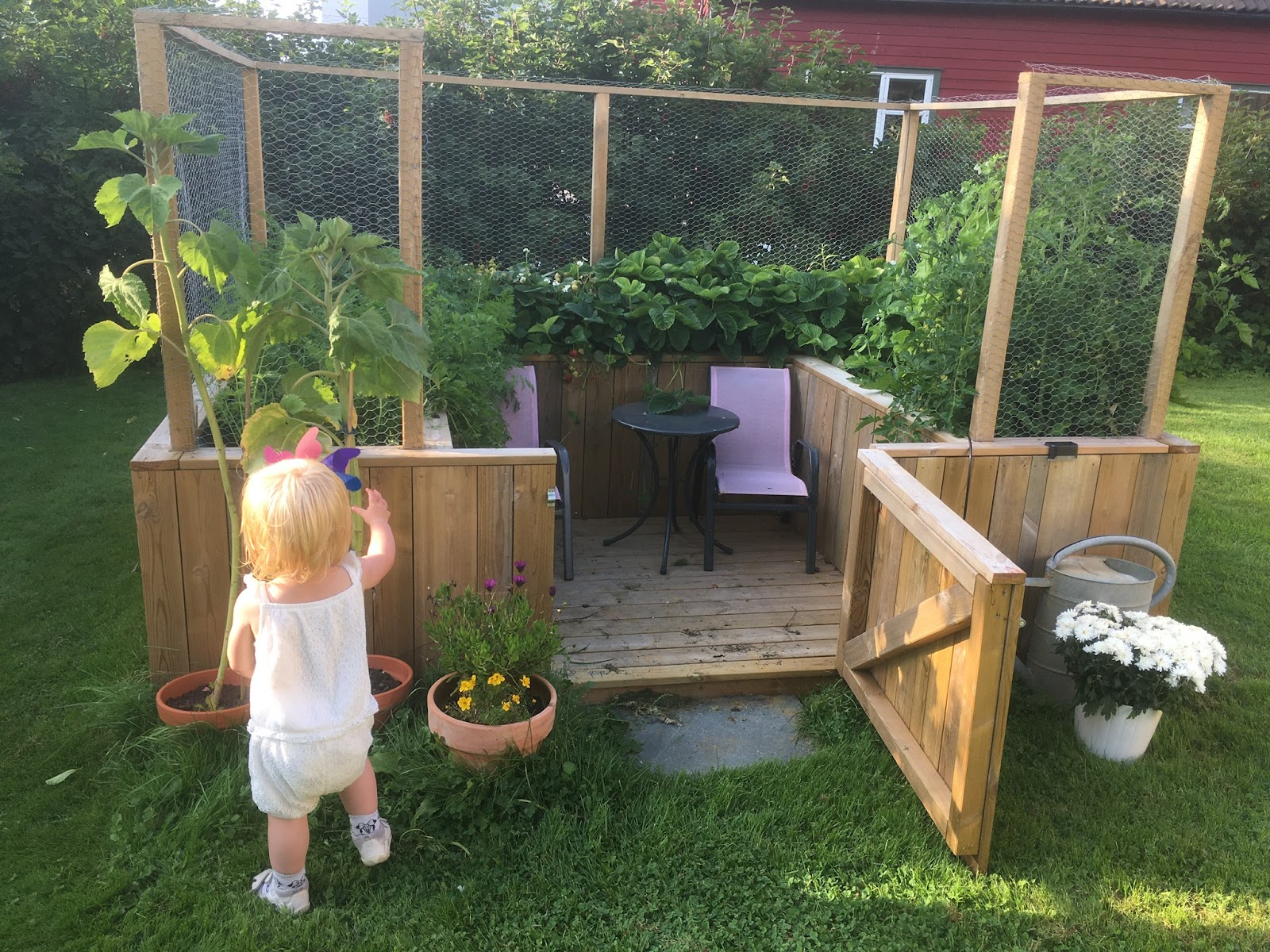 Grönsakspaviljong för barn