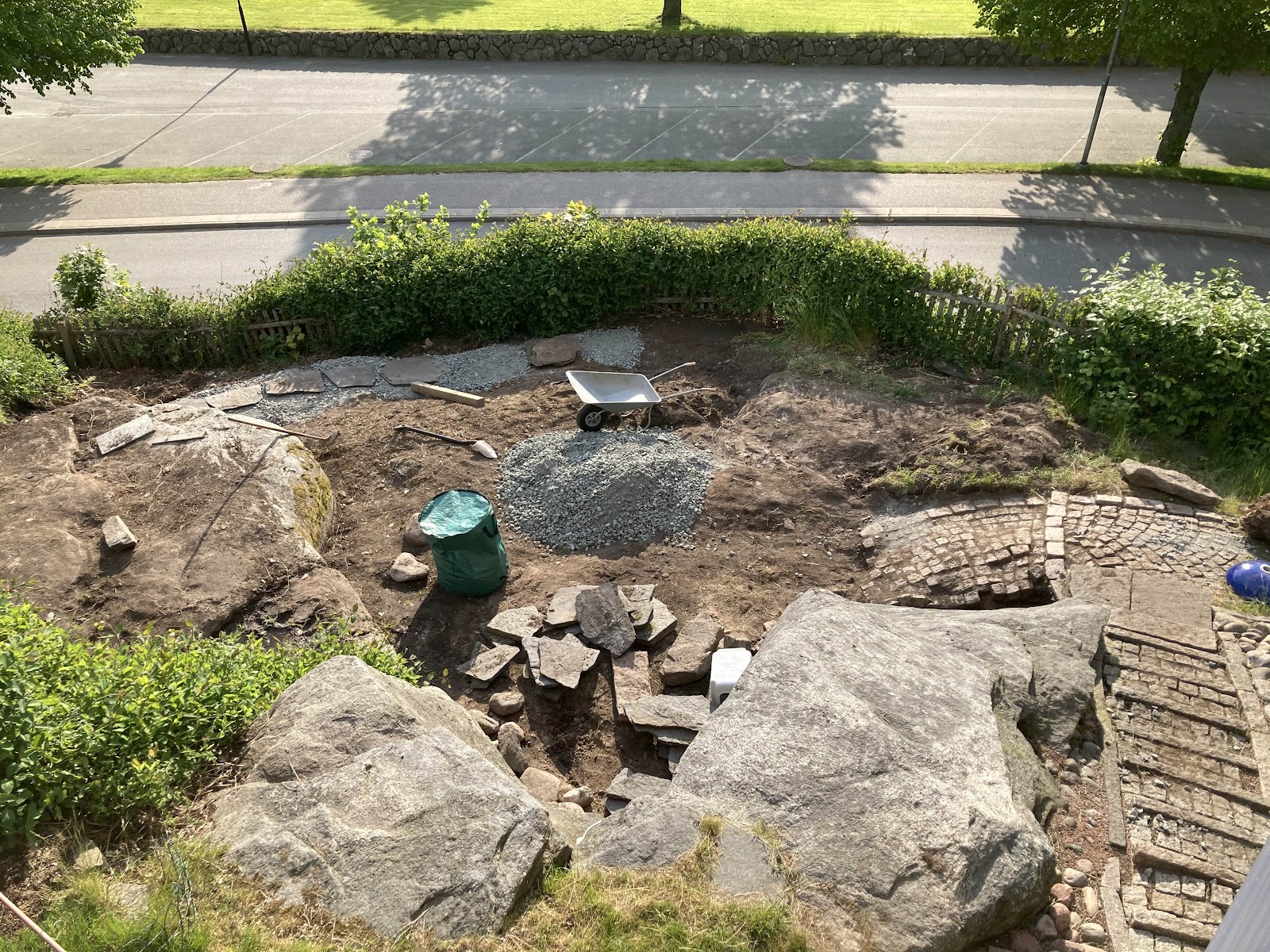 Vildvuxet Kompostområde