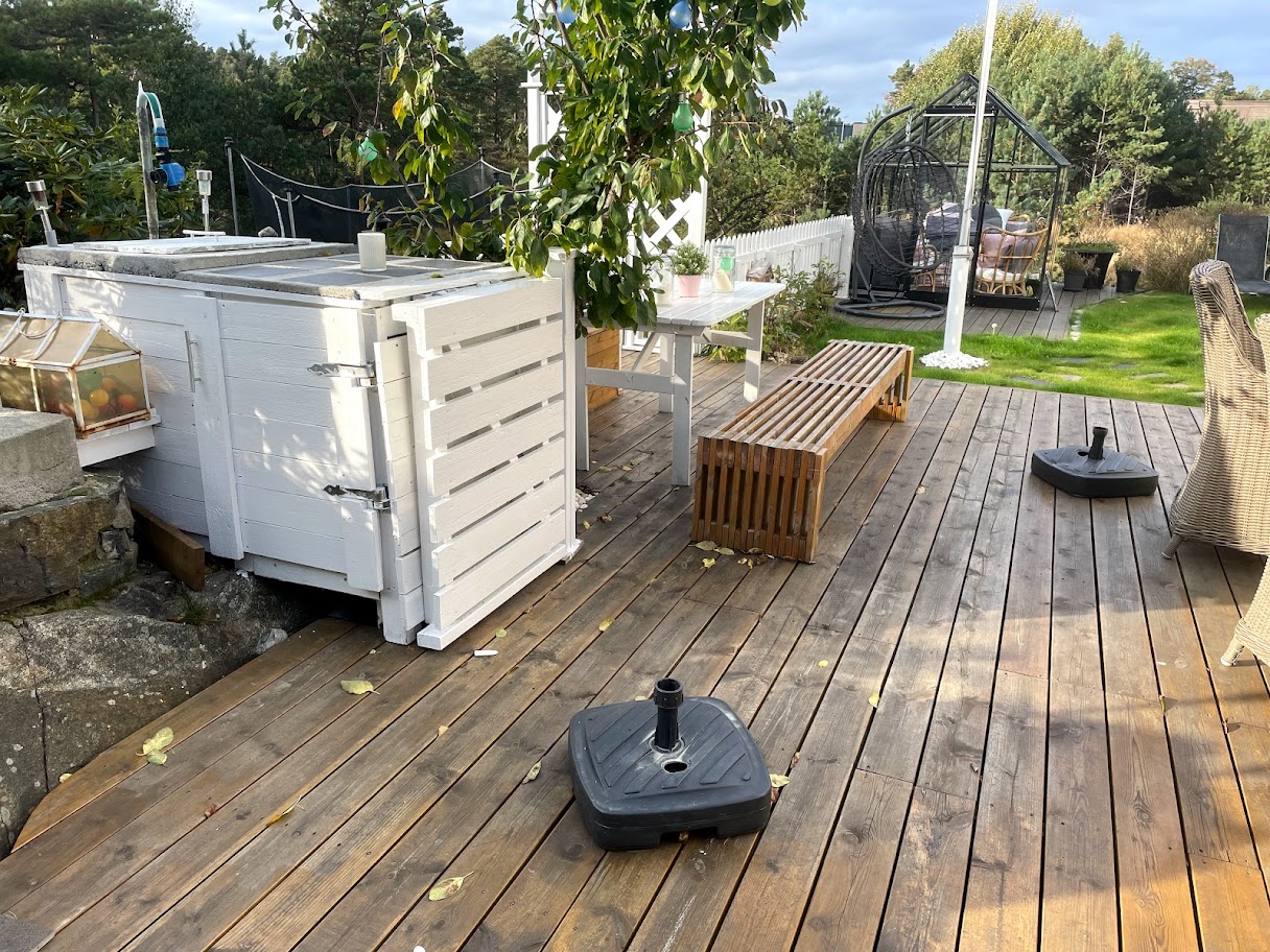 Etablering av uteplats/utemiljö