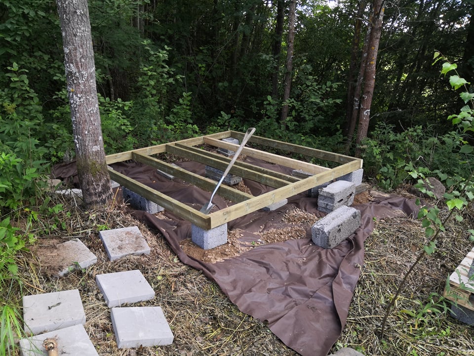 Verktygsbod av pallar