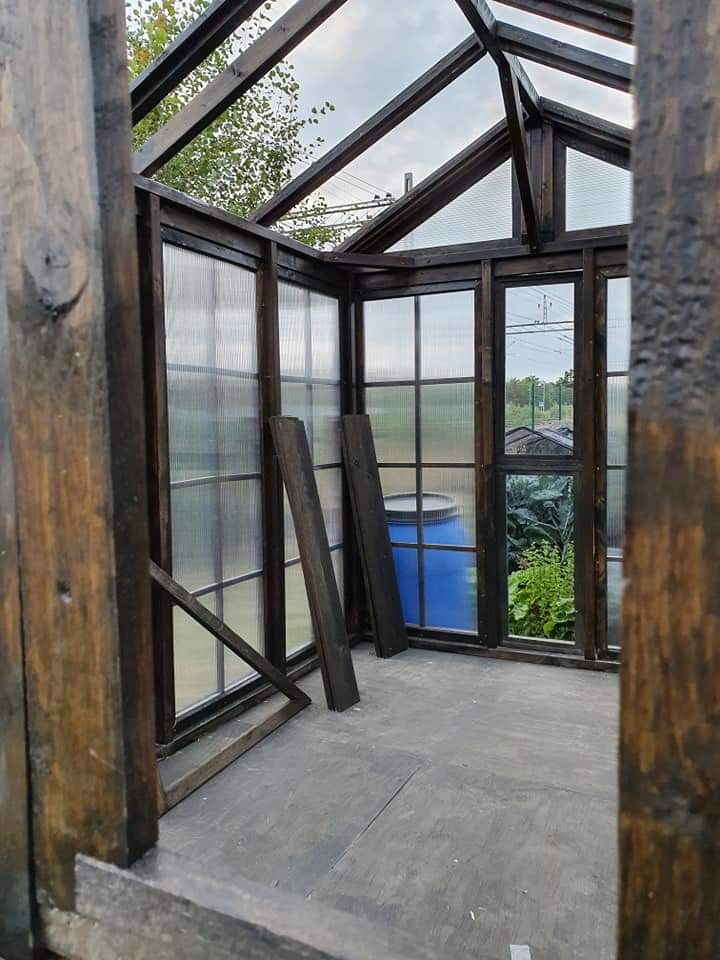 Växthus till våra kollonilotter