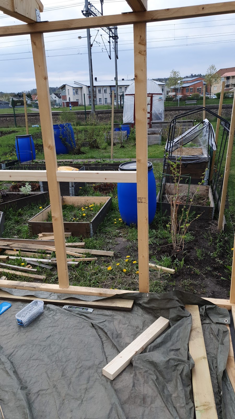 Växthus till våra kollonilotter