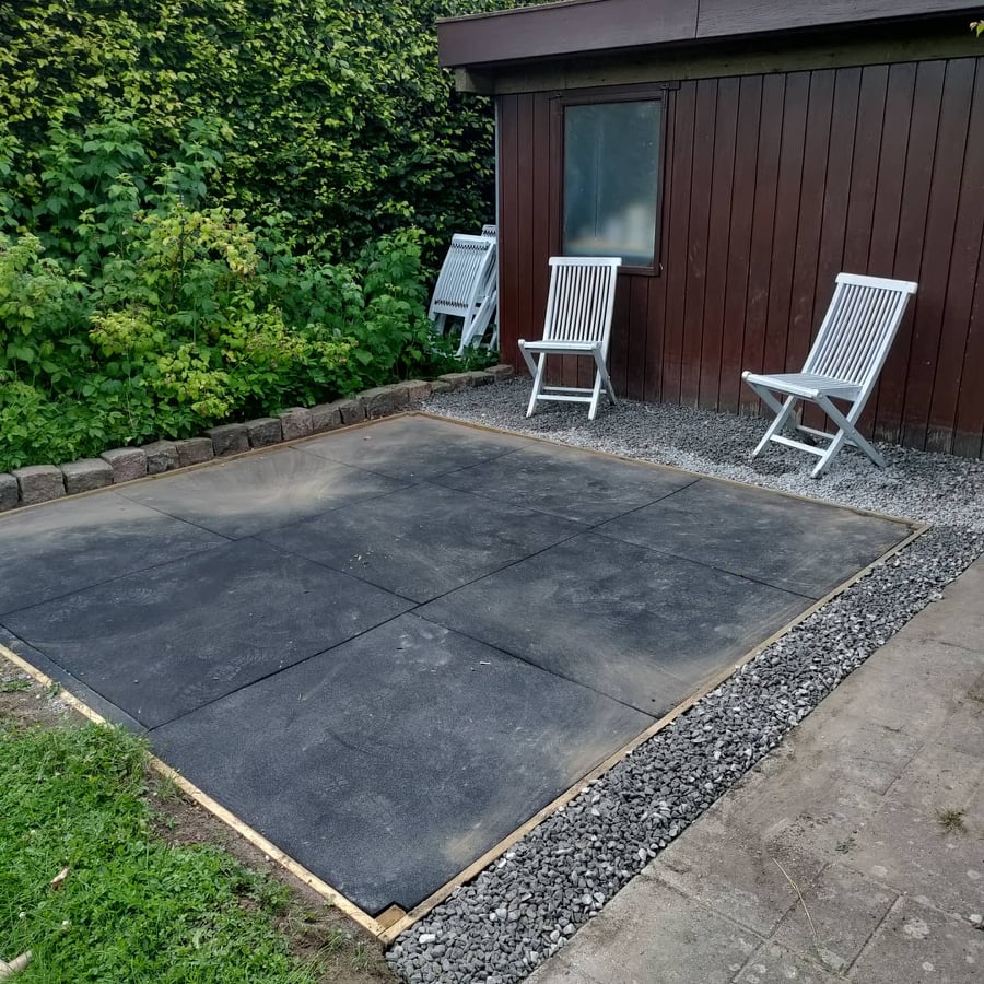 Utomhusträningsplattform, 3m x 3m