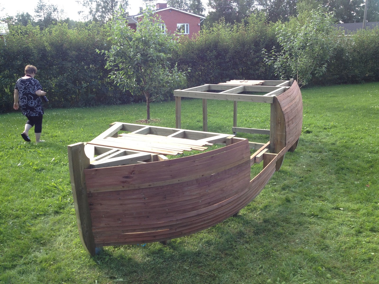 Lekplats på piratskeppet