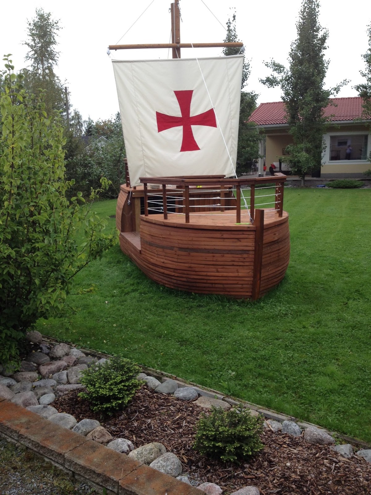 Lekplats på piratskeppet