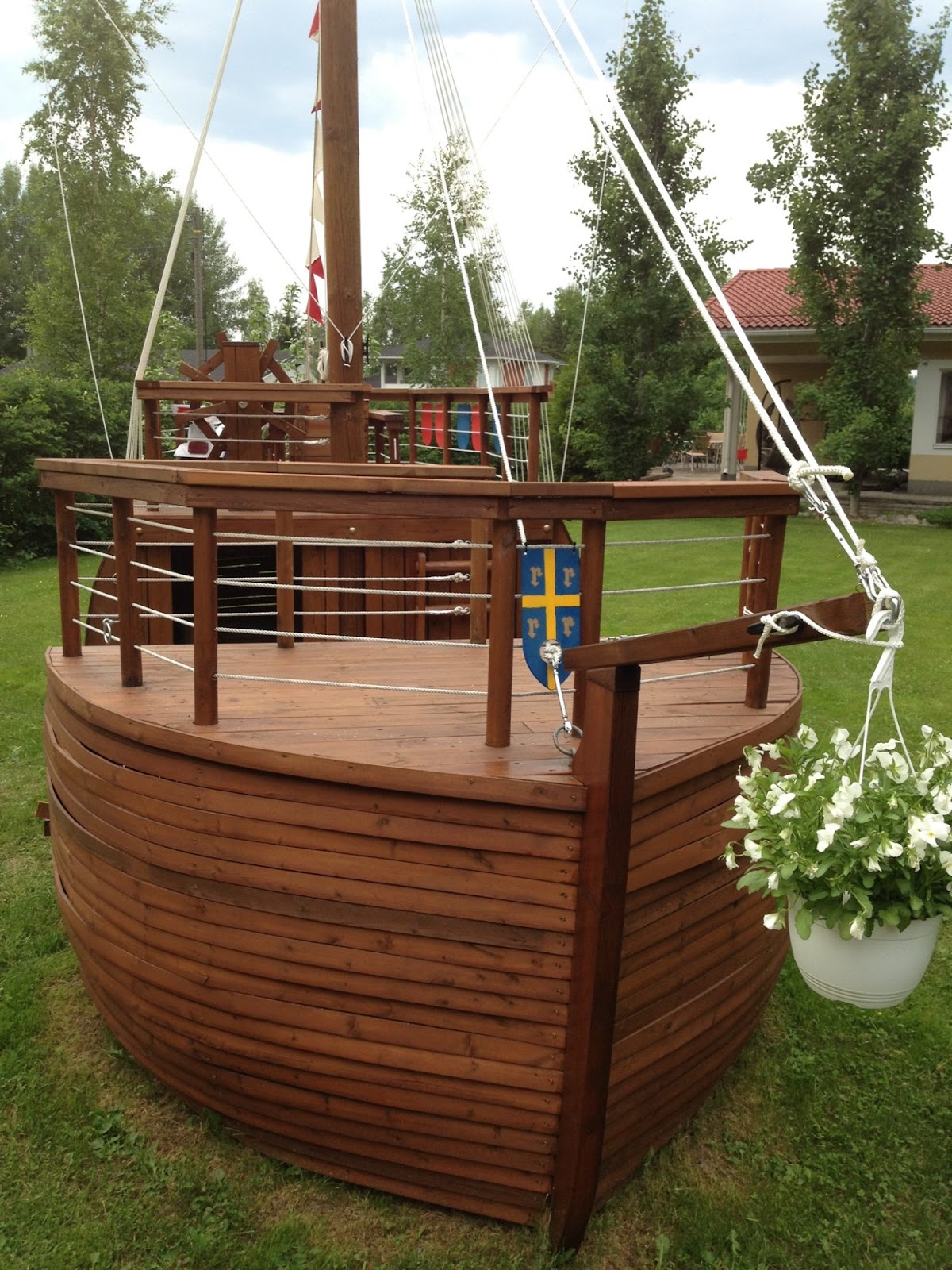 Lekplats på piratskeppet