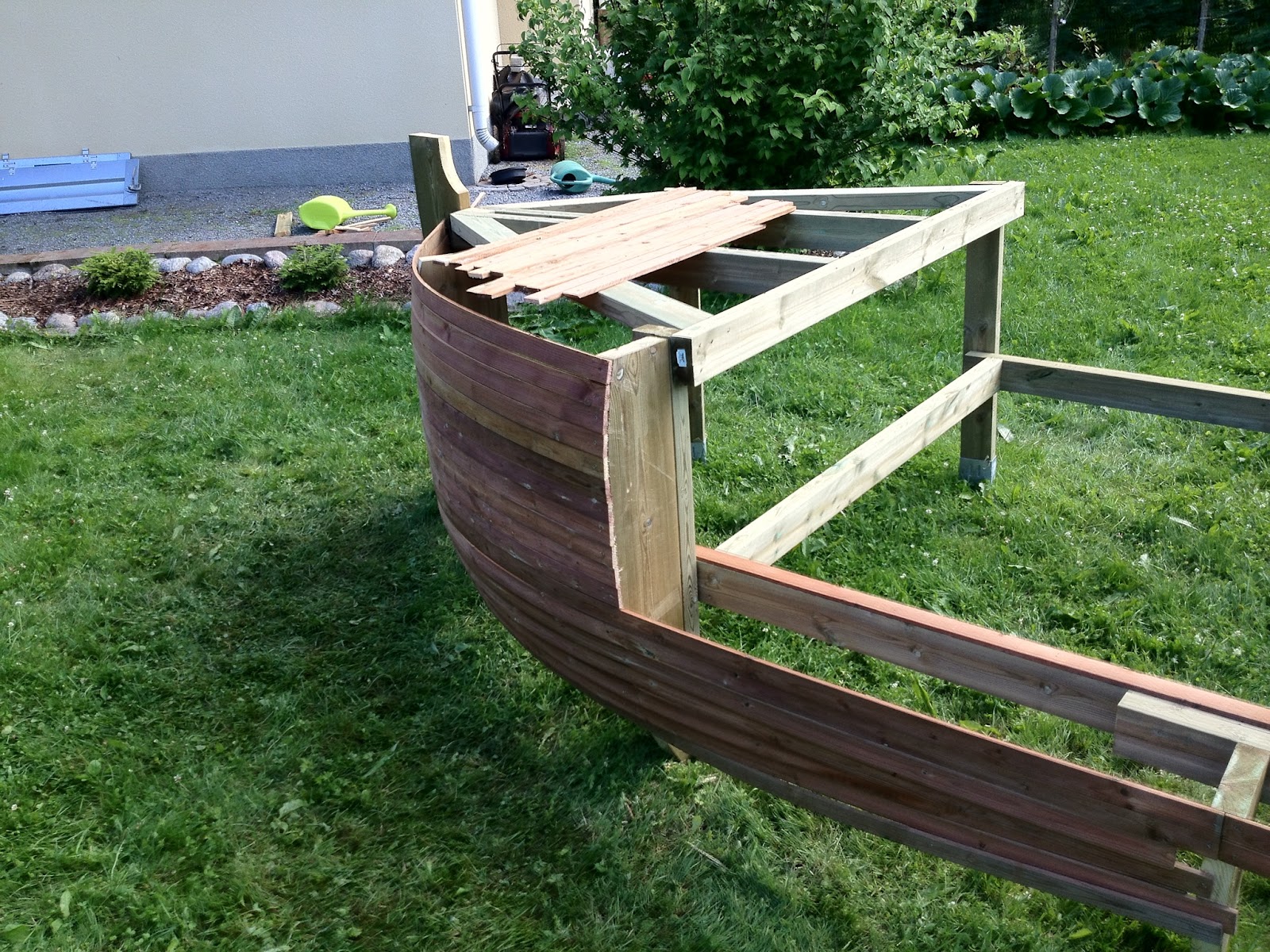 Lekplats på piratskeppet