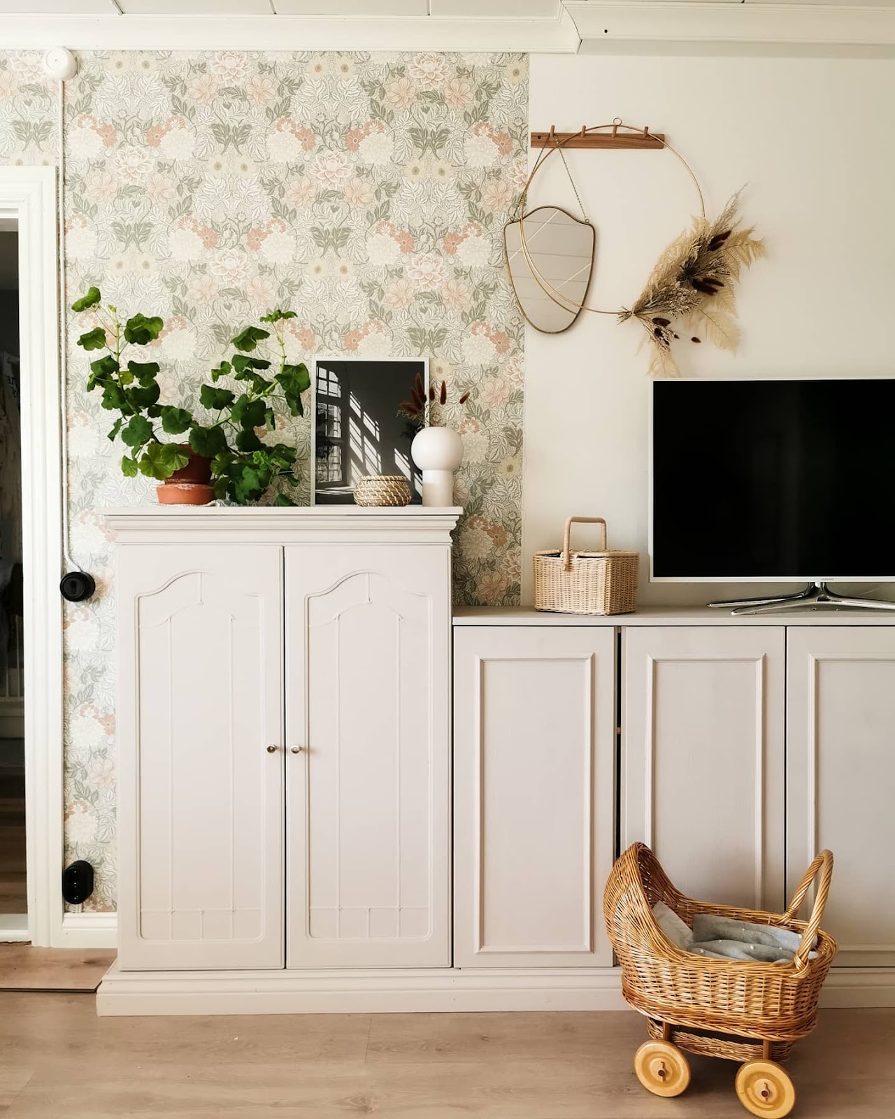 Utbyggnad av den gamla garderoben