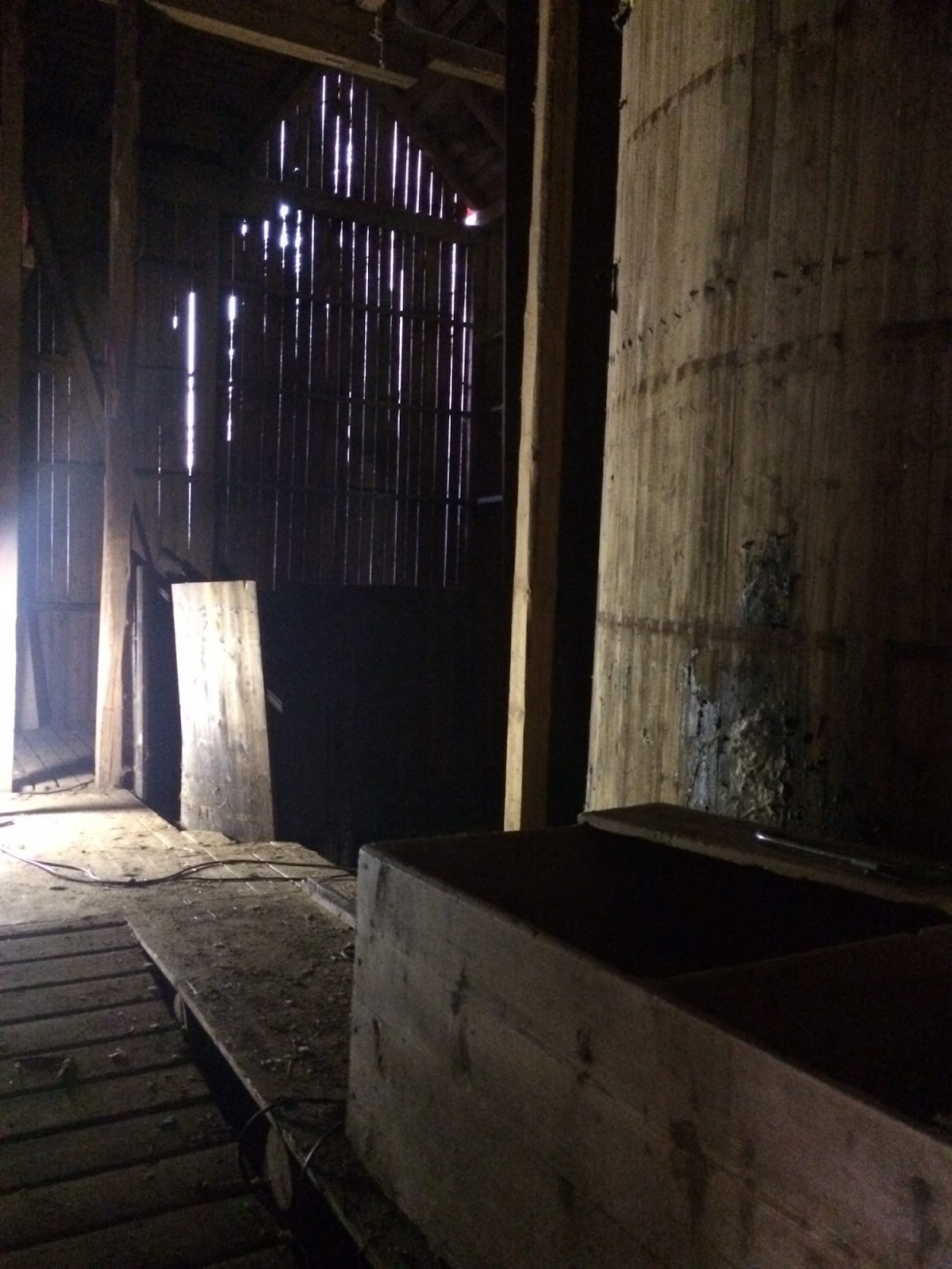 Stall i gammal ladugård