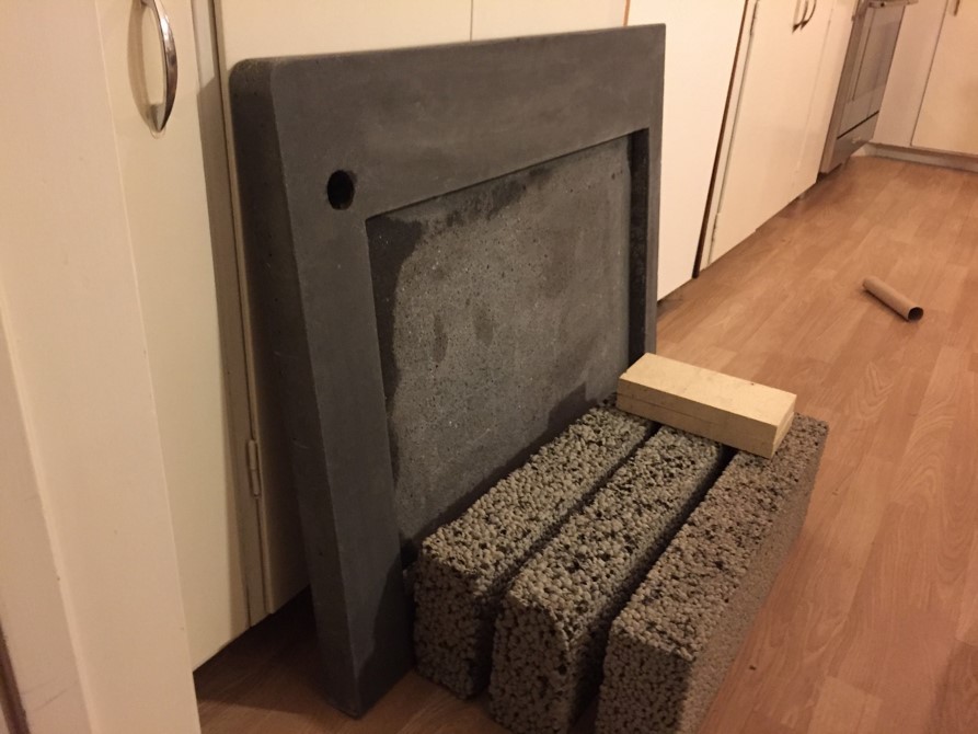 Öppen spis i köket