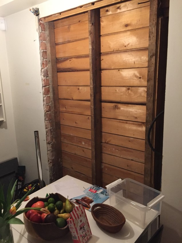 Öppen spis i köket