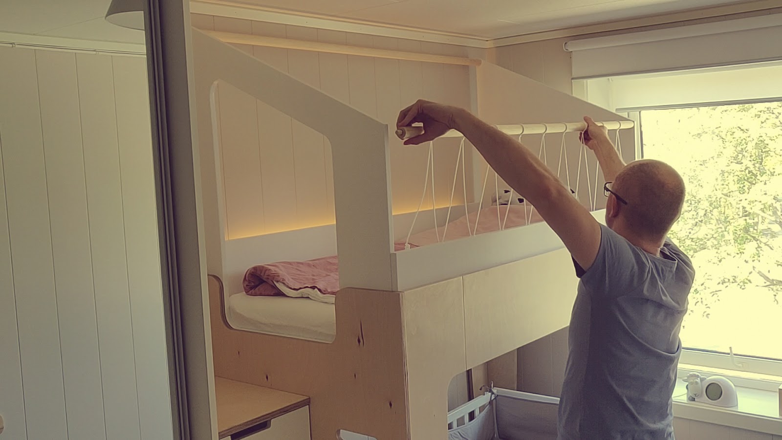 Våningssäng till barnrummet