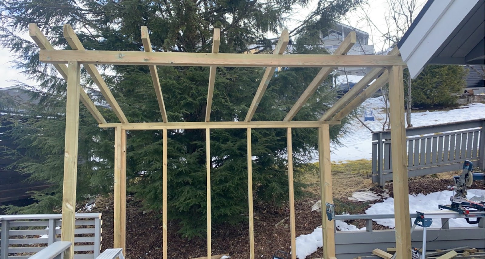 Taköverbyggnad för spa