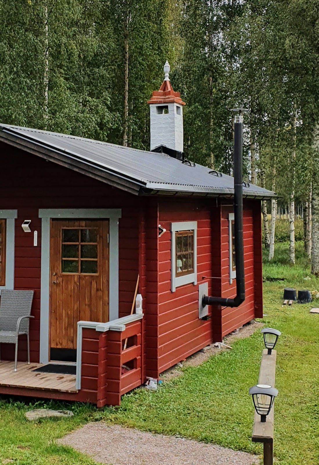 Bagarstuga med vedeldad bakugn