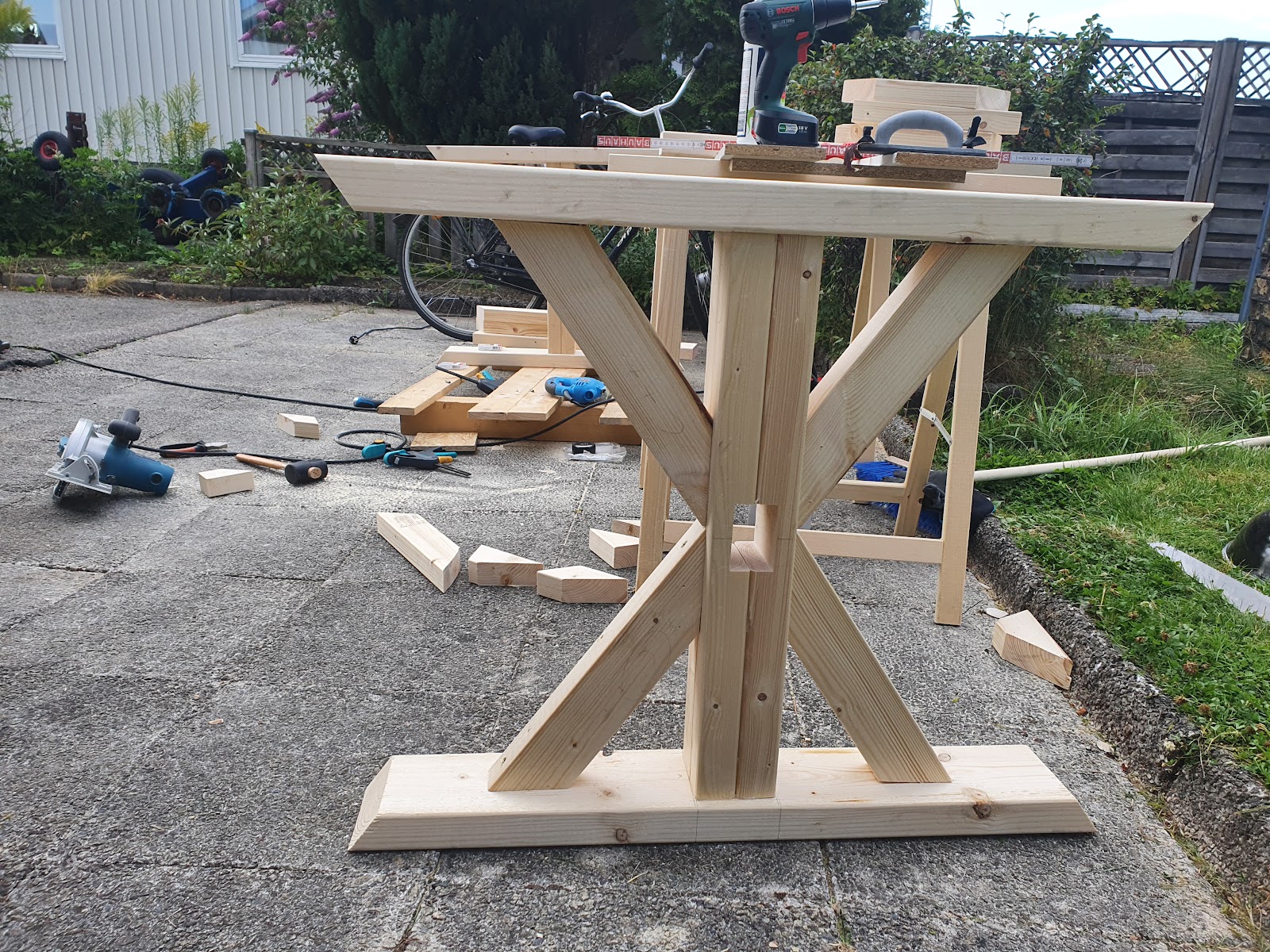 Finbord för uteplats