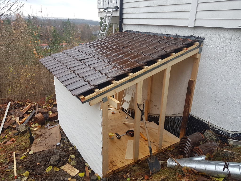 Förråd bakom huset