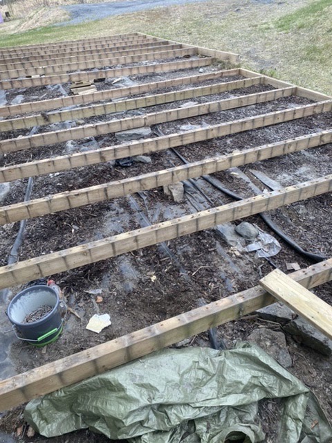 Ny beklädnad och entrétrappa