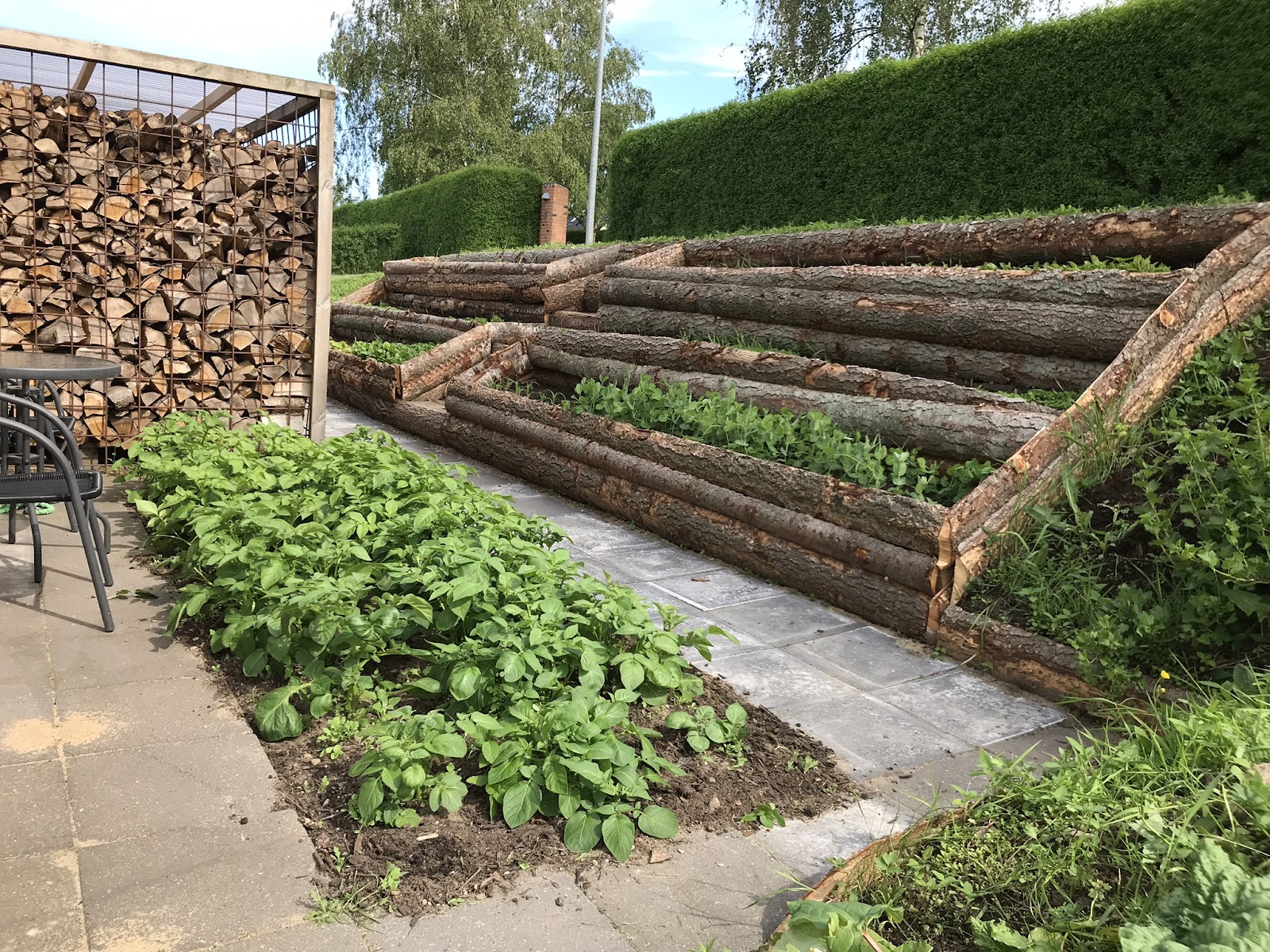 Från sluttning till upphöjd bädd