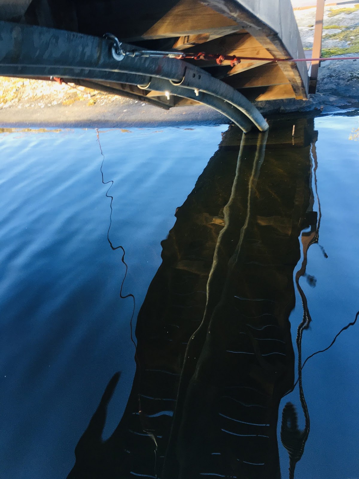 Bågbro av skyddsräcke