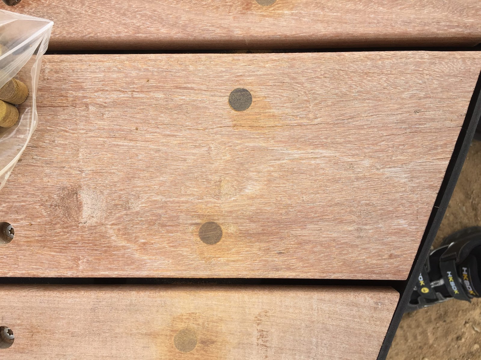 IPE terrass med enorm trappa