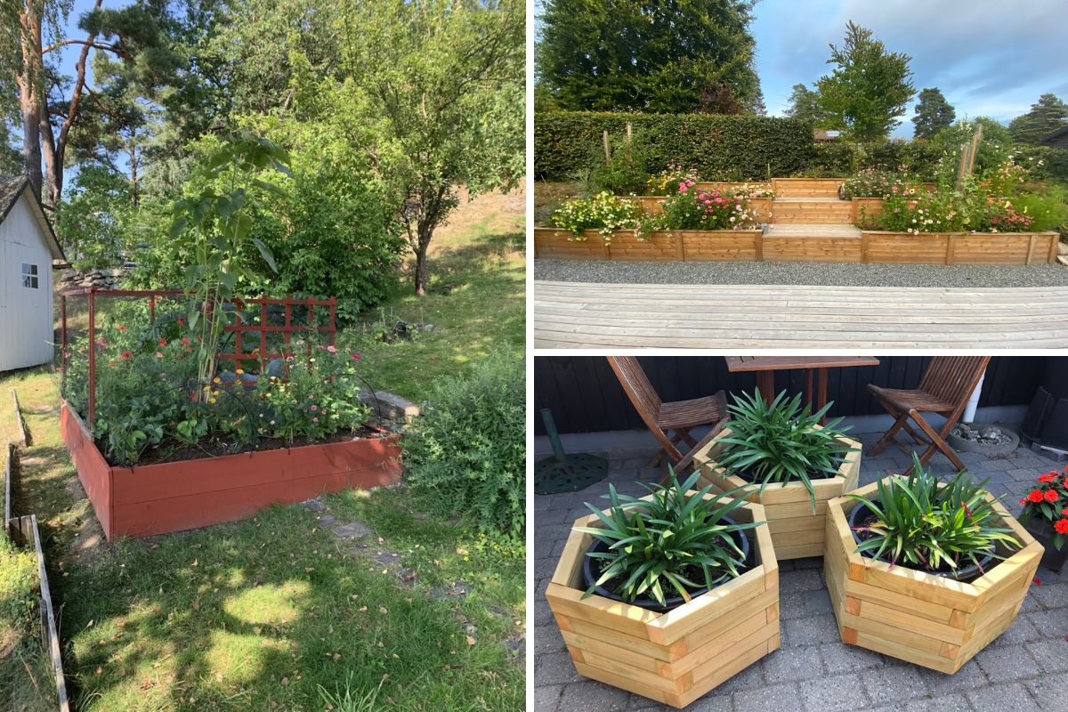 Odlingslåda - bilder, idéer och inspiration