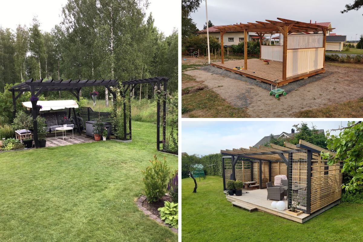 Pergolor - bilder, idéer och inspiration