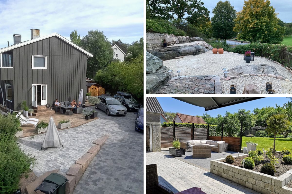 Stenterrasser - bilder, idéer och inspiration