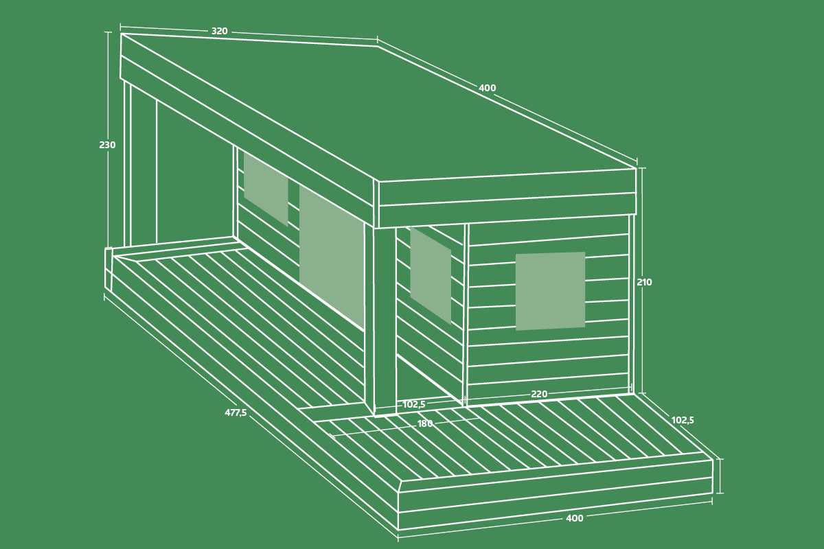 Hvordan bygge anneks? Tegning