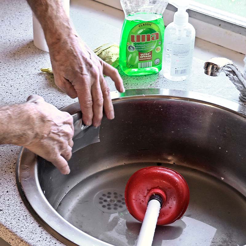 Stopp i vasken köket