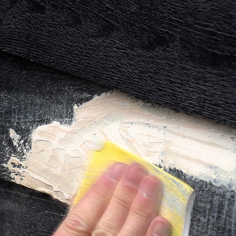 Laga sprickor i trä utomhus