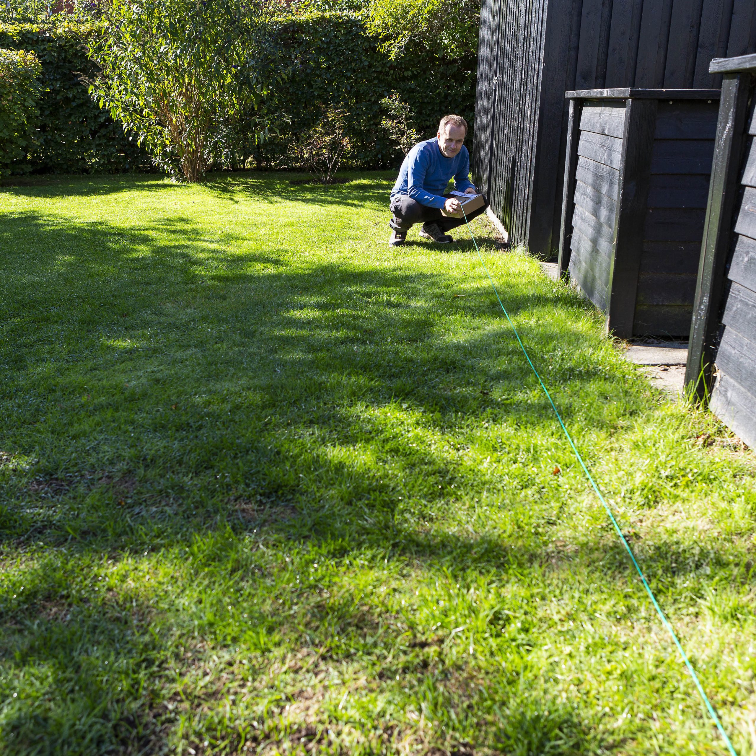 Legg ut avgrensningskabelen