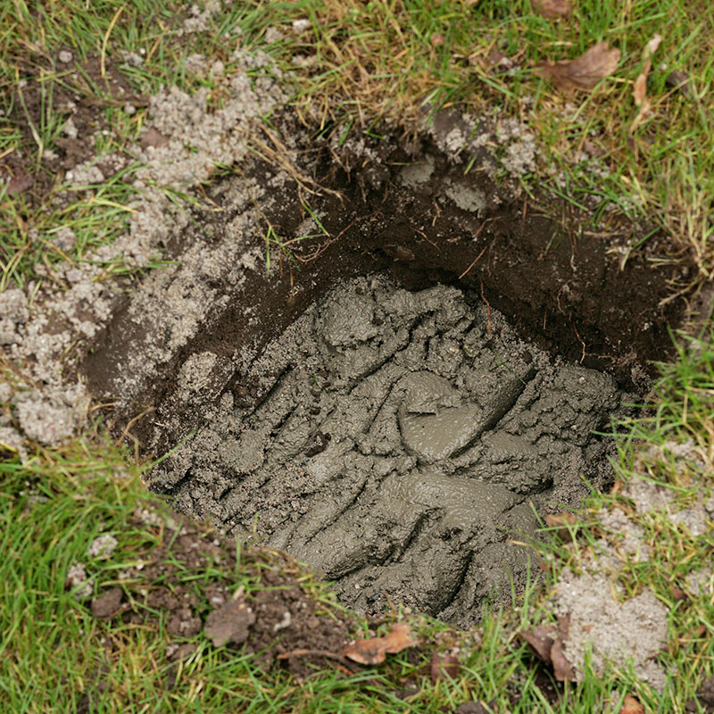 Stolpsko montering stolpar 1