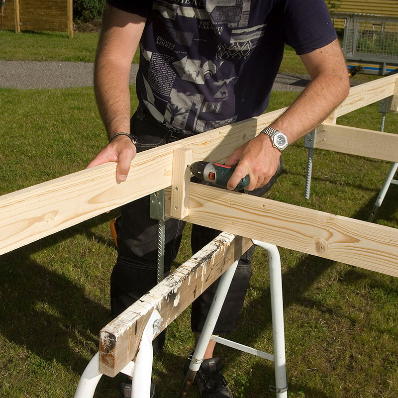 stolpsko montering syll 2