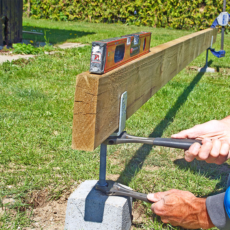 Fundamentstein montering 2