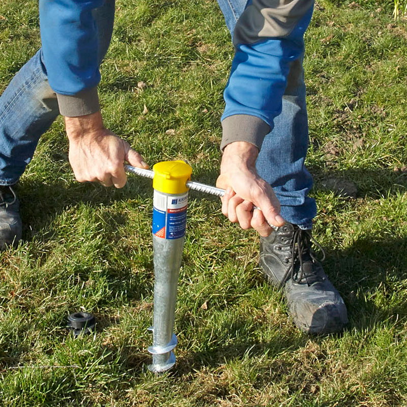 Jordskrue montering 1