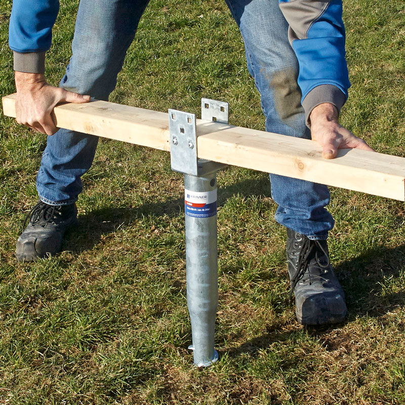 Jordskrue montering 2