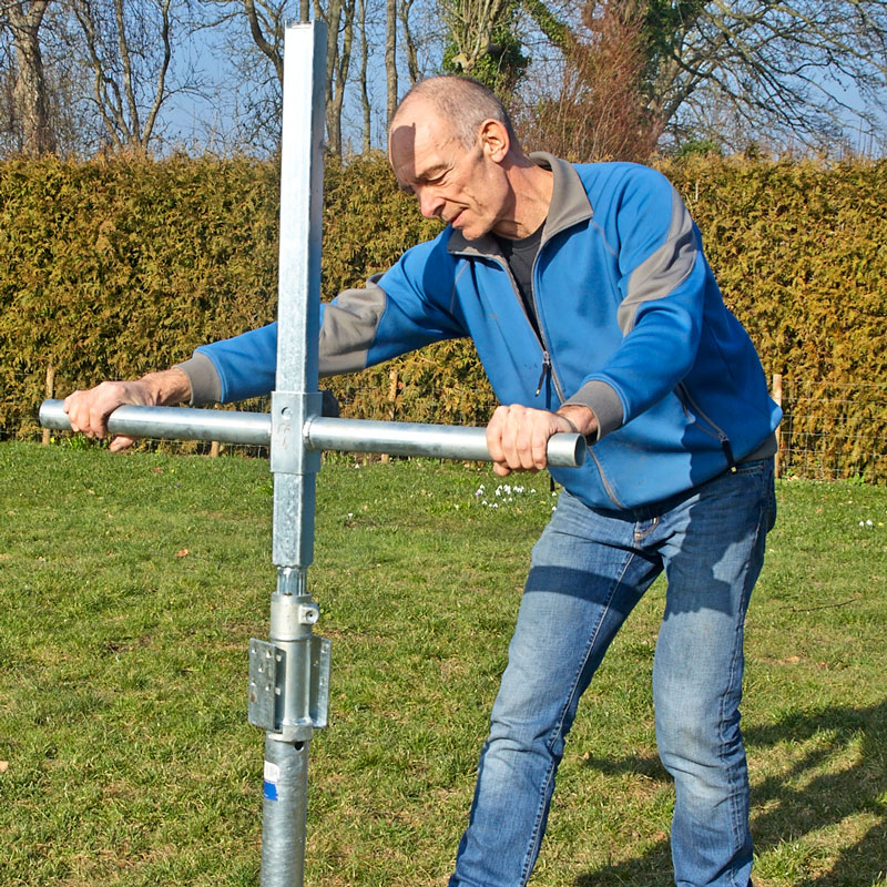 Jordskrue montering 3