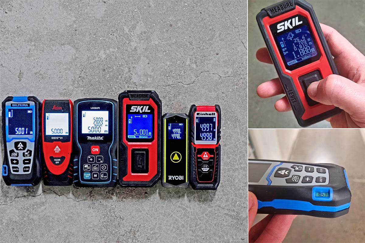 Laserafstandsmåler test