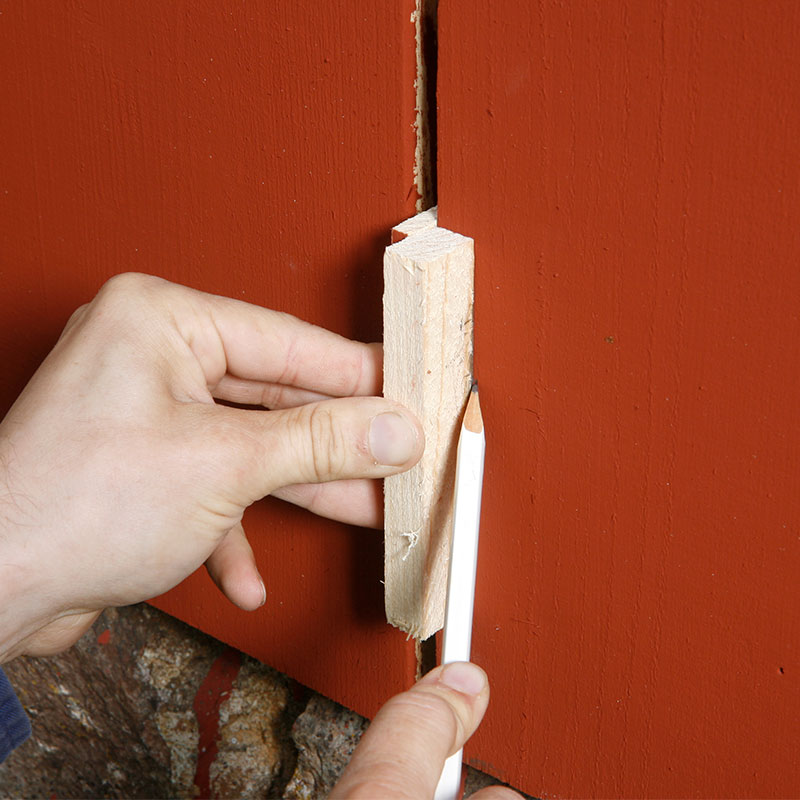 Montering af facadelister som listedækning 2