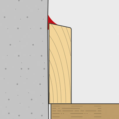 Akrylfugemasse princip