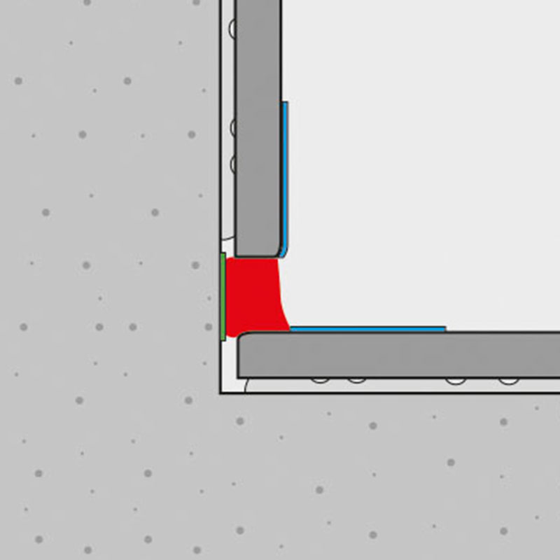 Silikonefugemasse princip