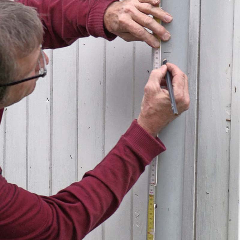 Mät upp till det nya stupröret