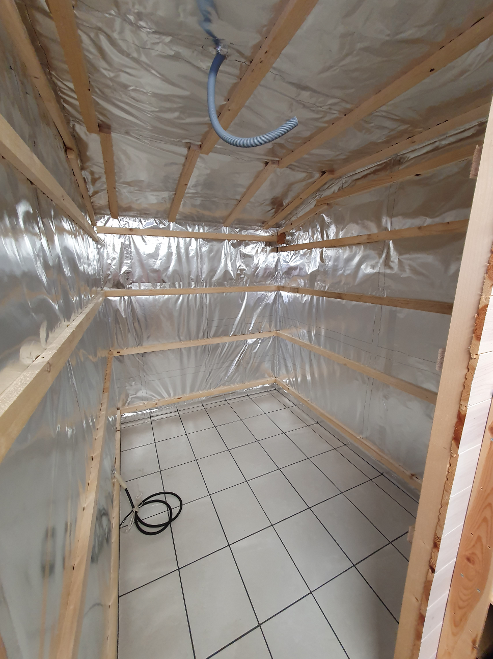 Sauna vilvoittelualueella