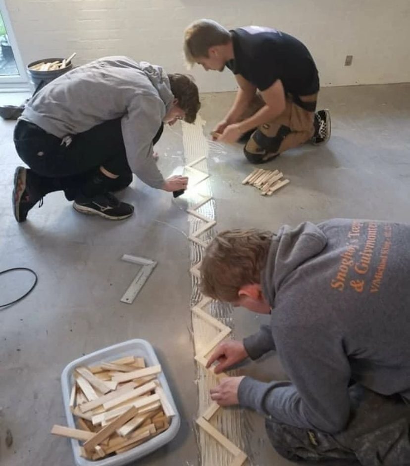 Kalanruotolattia portaisiin asti