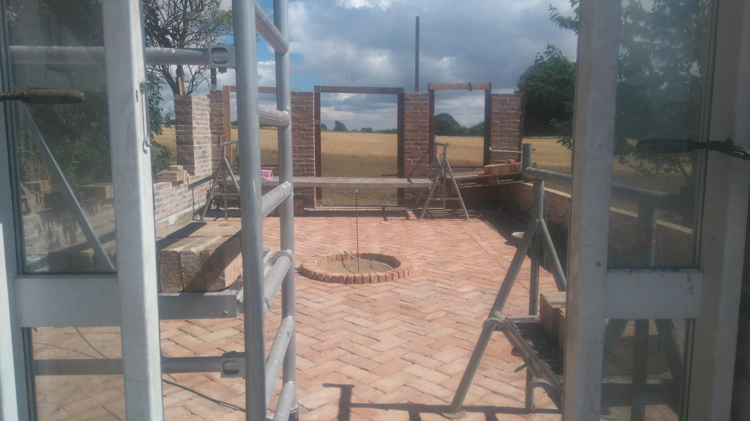 Orangeri av återvunnet material