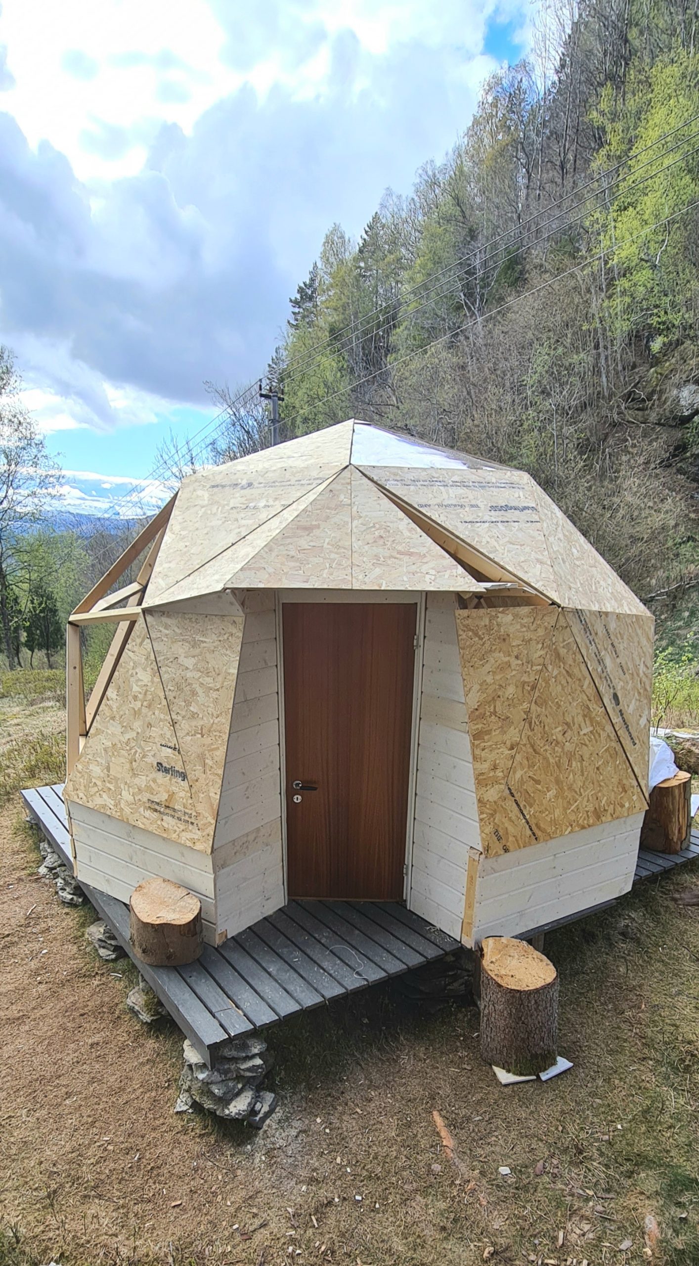 Geodome med fönster