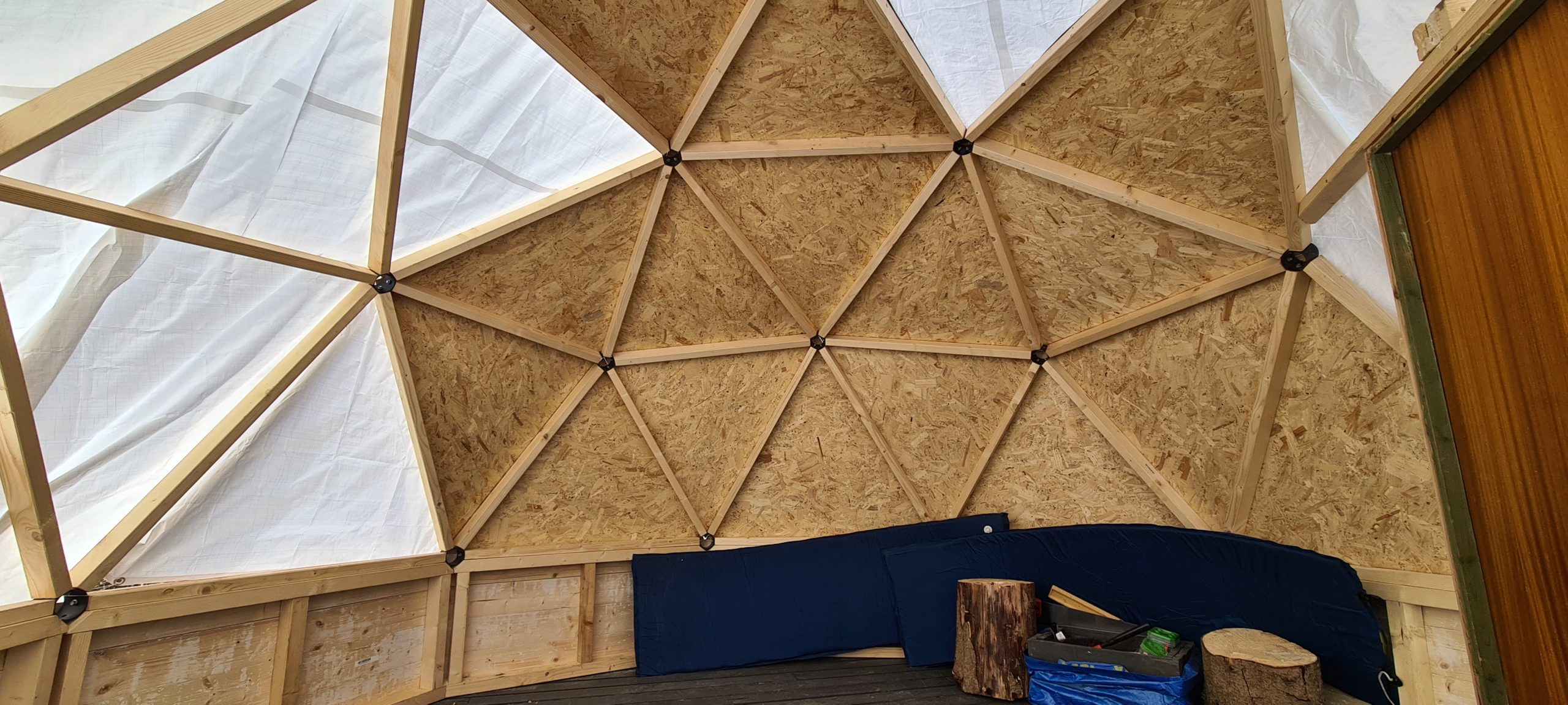 Geodome med fönster