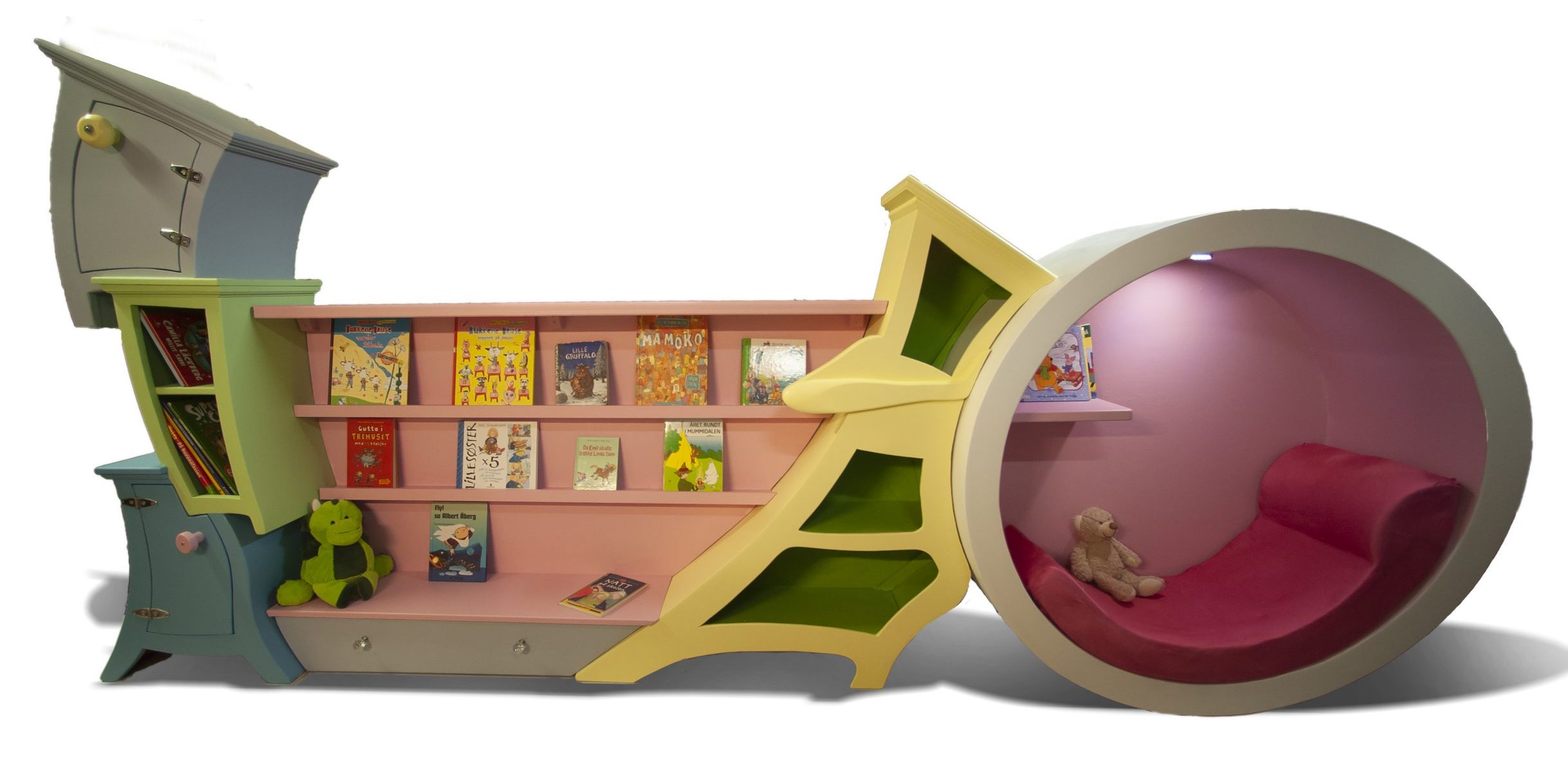 Eventyrhylde med læseplads