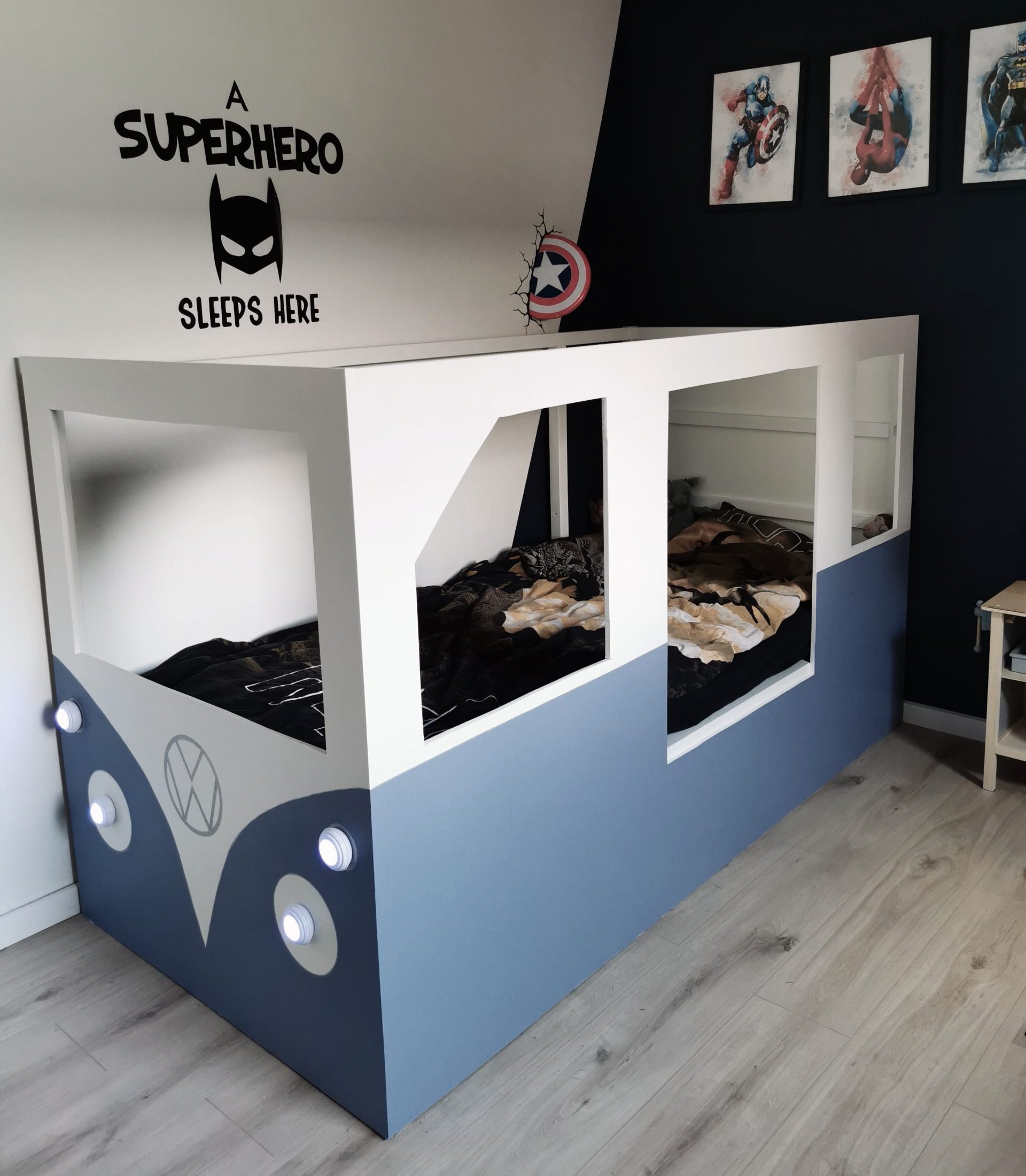 Minibussi lastensänkynä